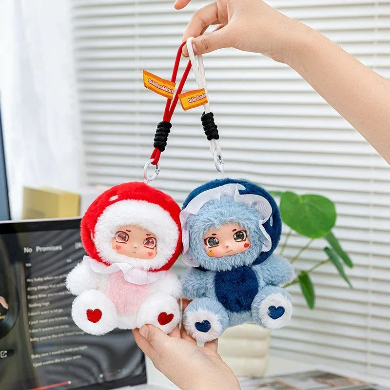 Wakuku Wonder Retro Plush Keychain