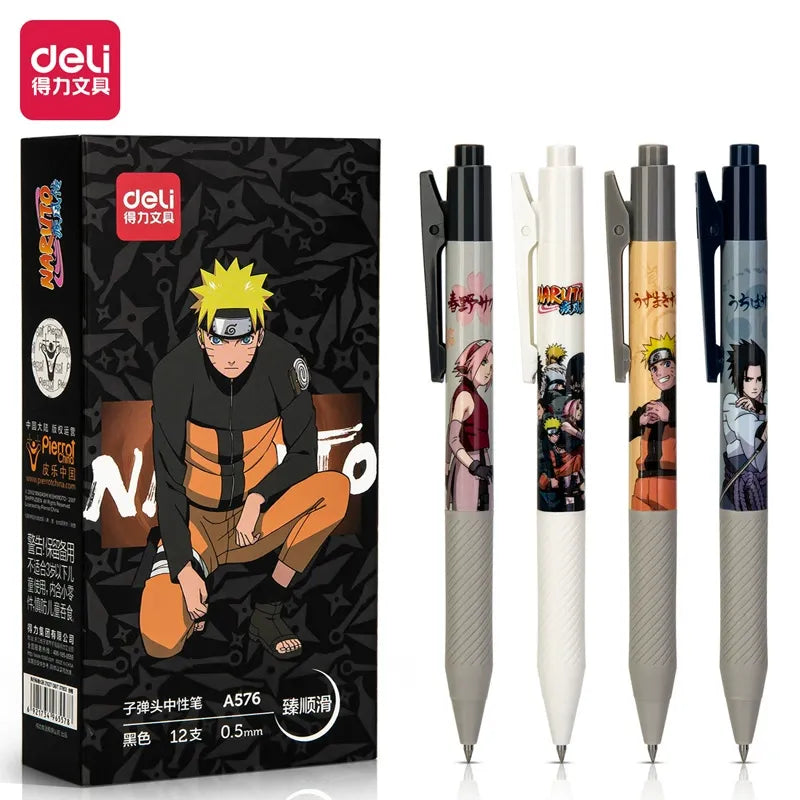 Deli A576 Naruto Gel Pen (Set of 4)
