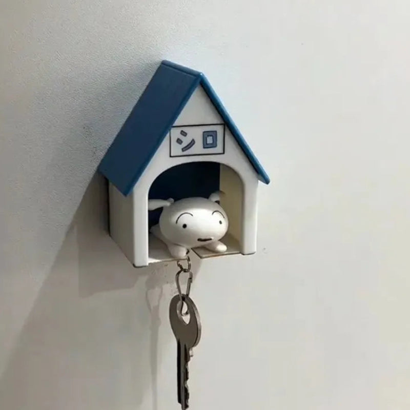 Shiro Doghouse Wall-Mounted Key Holder Charm