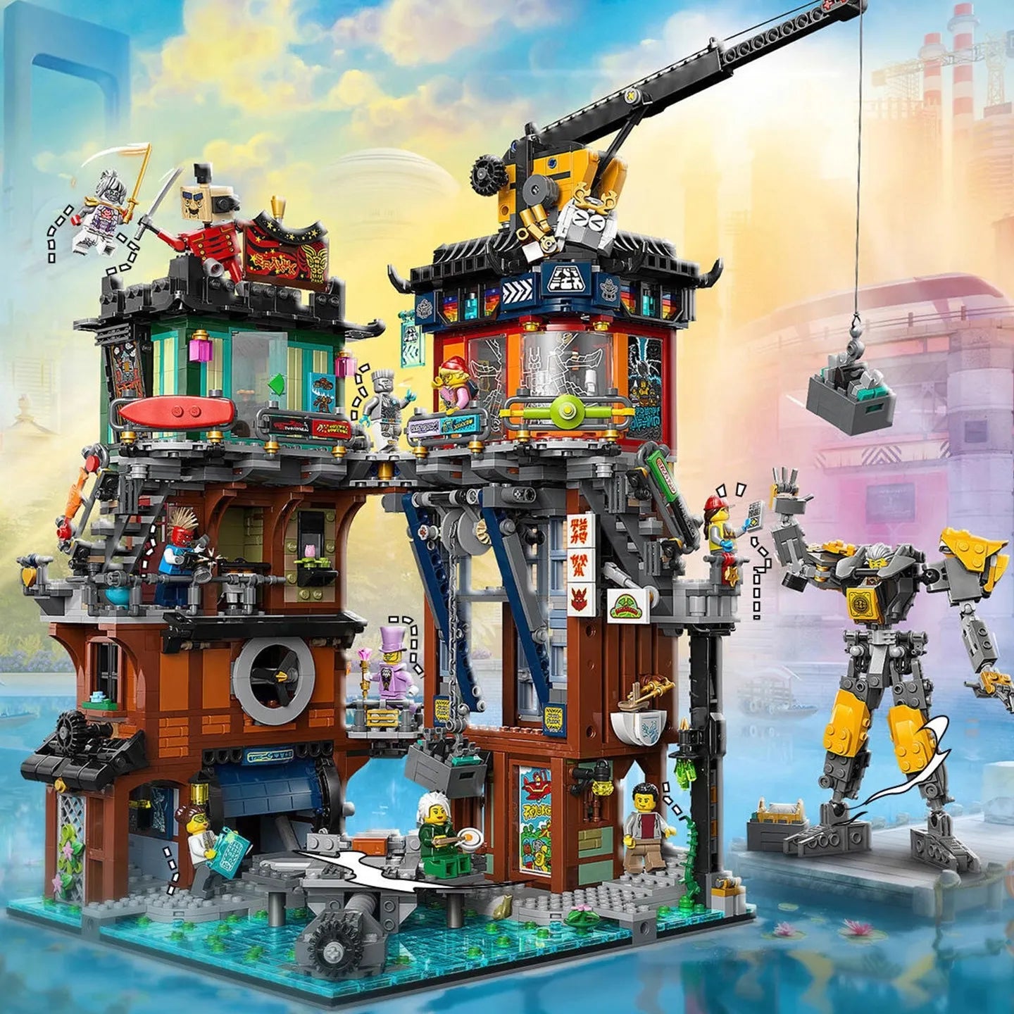 Ninjago Dragons Rising Workshop Building Blocks