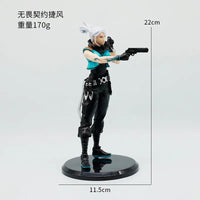 Shot Ready Valorant Jett Action Figure (22 cm)