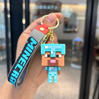 Minecraft Pixel Style Keychain