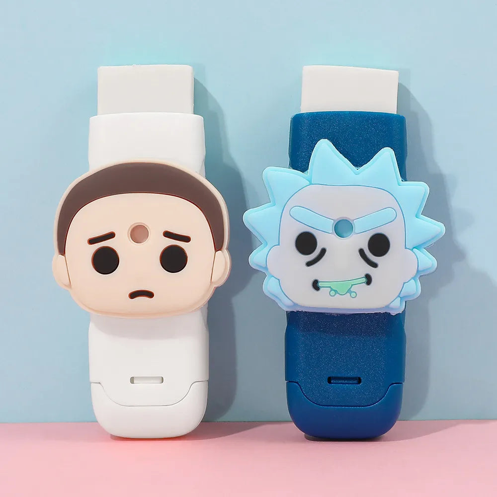 Rick and Morty Pull-Push Eraser