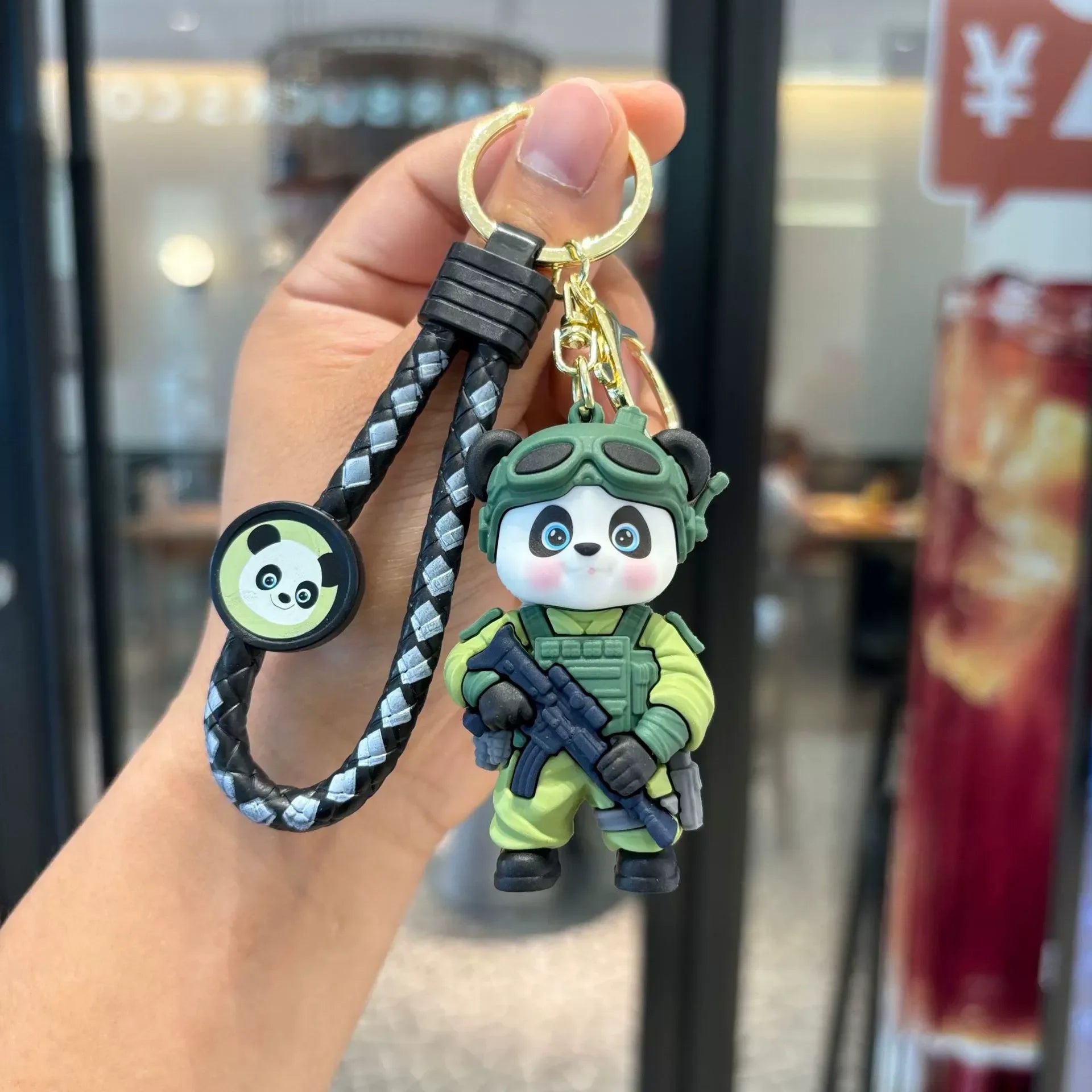 Special Forces Panda Premium Keychain