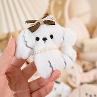 Posh Poodle Pup Plush Keychain