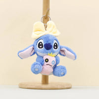 Cosmic Alien Bowknot Scrump Hug Keychain