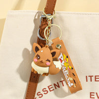 Pokemon Eeveelutions Chibi 3D Silicone Keychain
