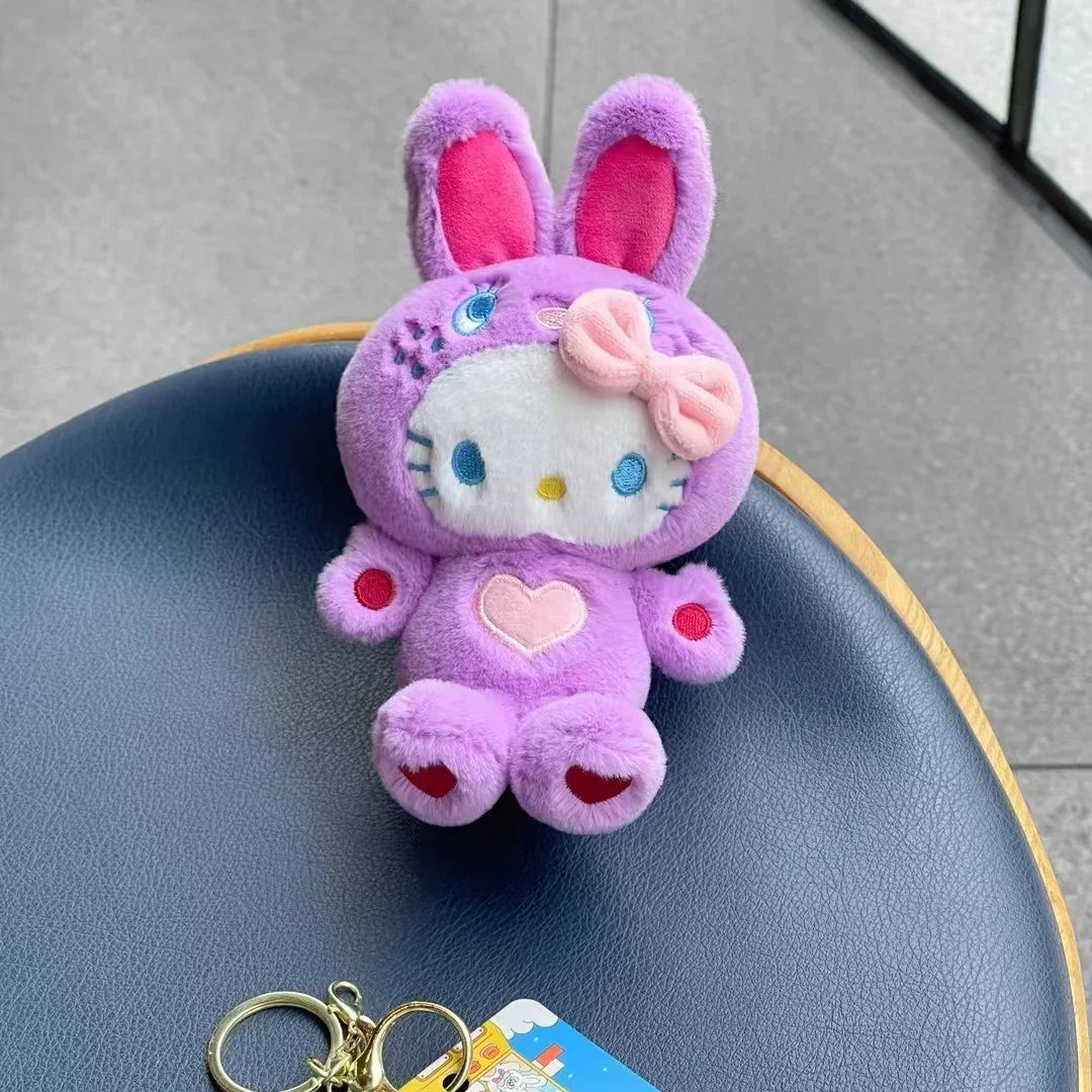Hello Kitty Bunny Cosplay Keychain