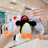 Pingu Waddling Sound Plush Keychain