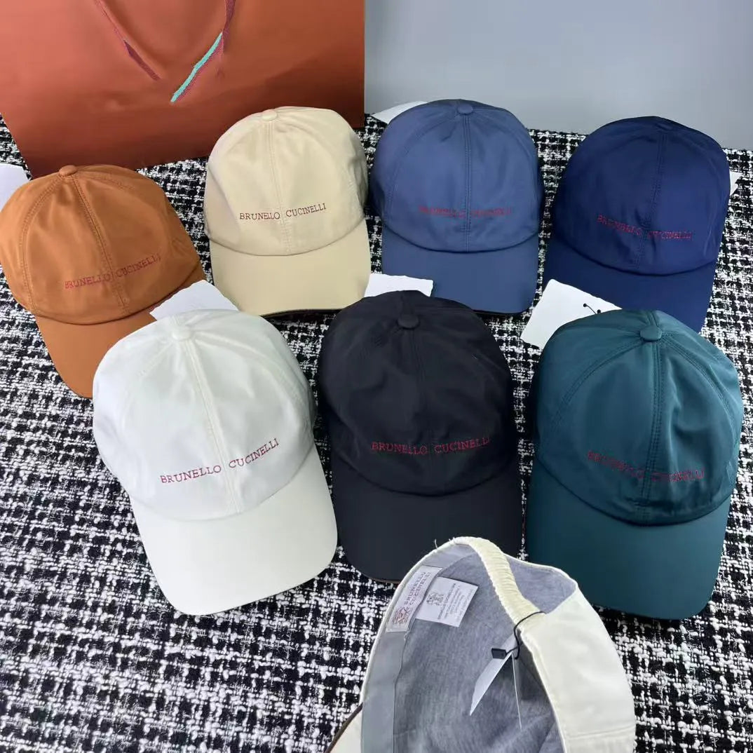 Brunello Italy Embroidered Baseball Cap