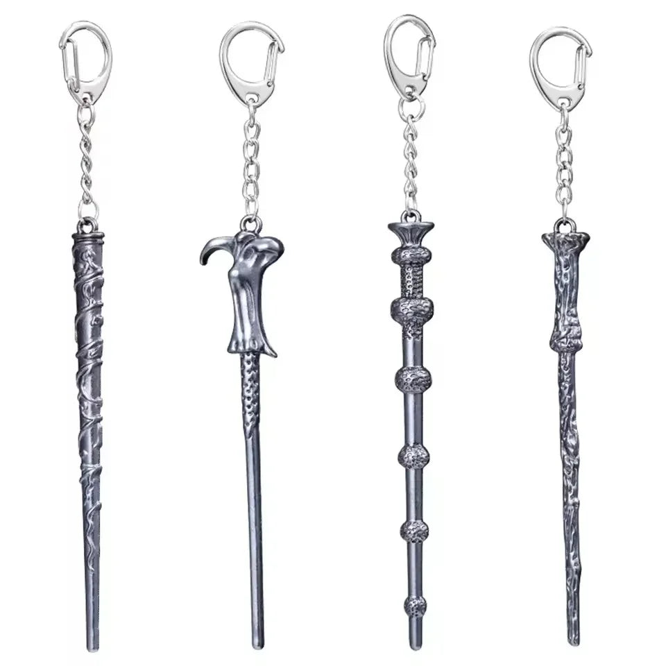 Magic Boy Metal Wand Keychains