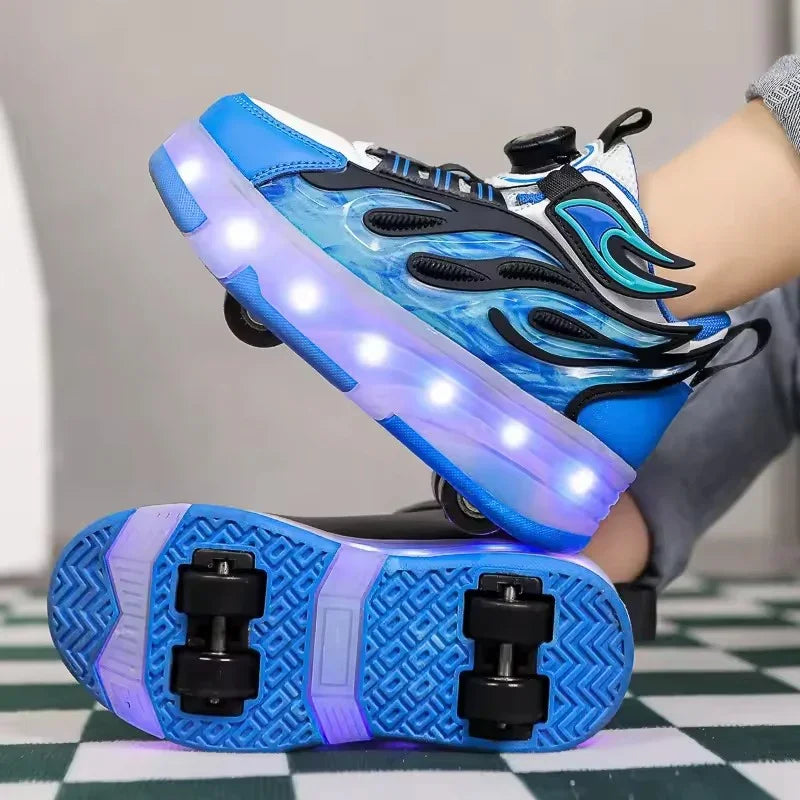 Stride & Glide LED Wheel Shoes