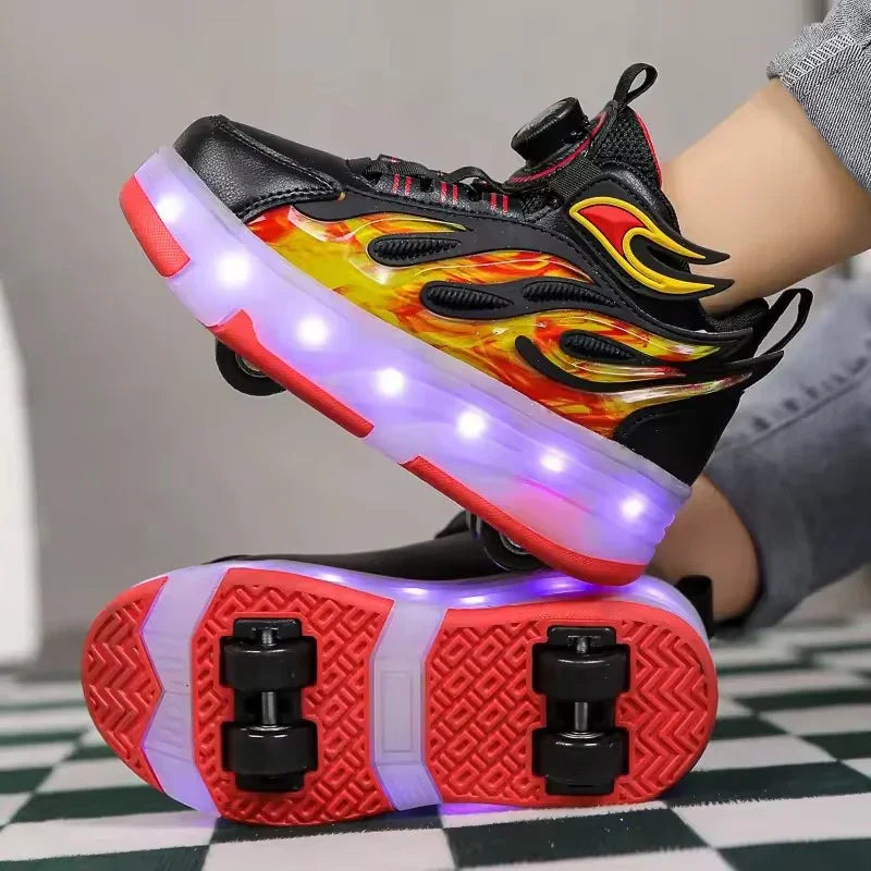 Stride & Glide LED Wheel Shoes