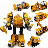 Black Mamba 5 in 1 Mega Transformers Figurines