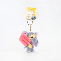 DZNY Finnick Elephant Plush Keychain