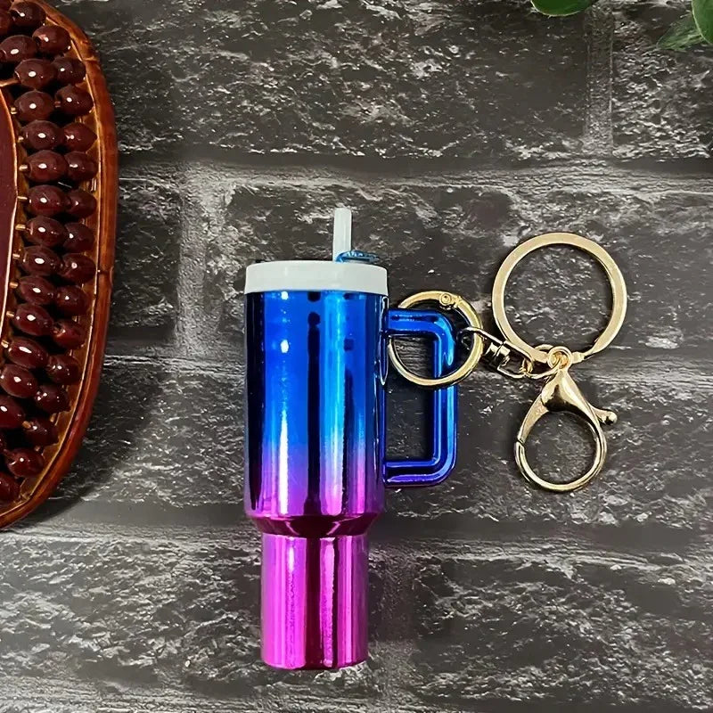 Mini Sip & Stash Gradient Tumbler Keychain
