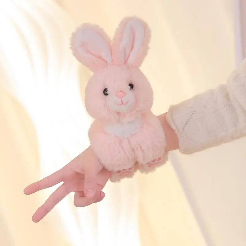 Cute Forest Animal Series Plush Slap-on Bracelet
