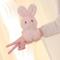 Cute Forest Animal Series Plush Slap-on Bracelet