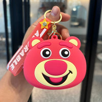 Strawberry Bear Kawaii Coin Pouch