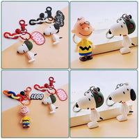 Peanuts Charm Message Keychain