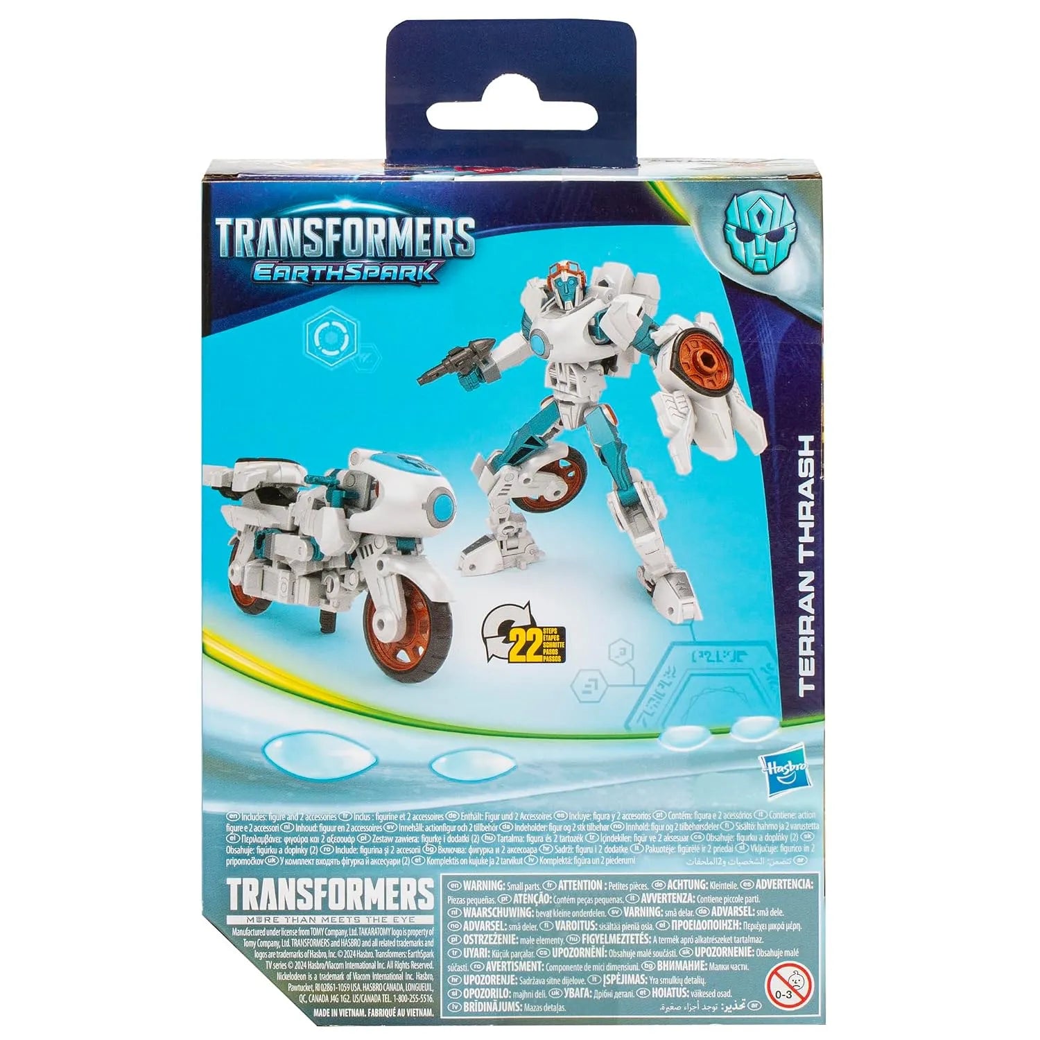Transformers EarthSpark Warrior Class Terran Thrash Action Figure