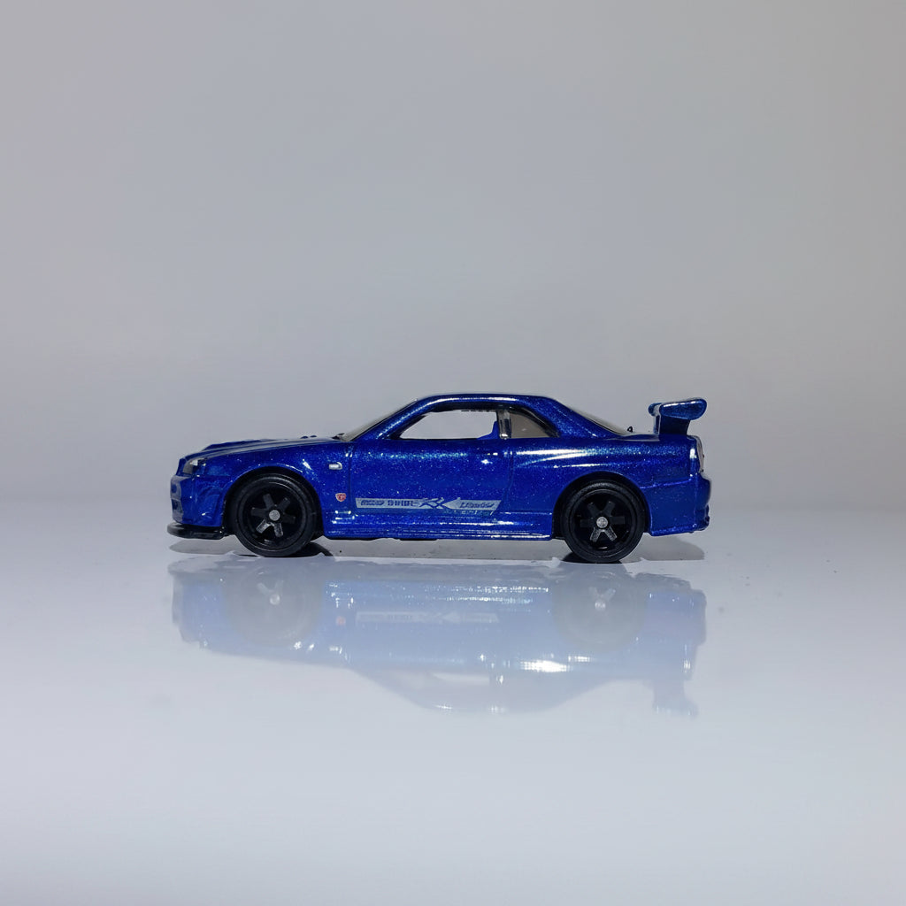 Hot Wheels 1:64 BNR34 Nissan Skyline GT-R