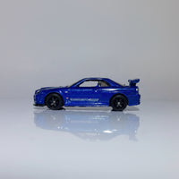 Hot Wheels 1:64 BNR34 Nissan Skyline GT-R