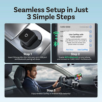 Ottocast Mini Slim Wireless Car Play & Android Adapter