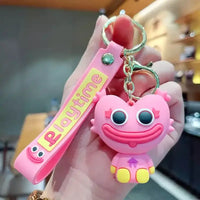 Poppy's Playtime Monster Smiley Keychains