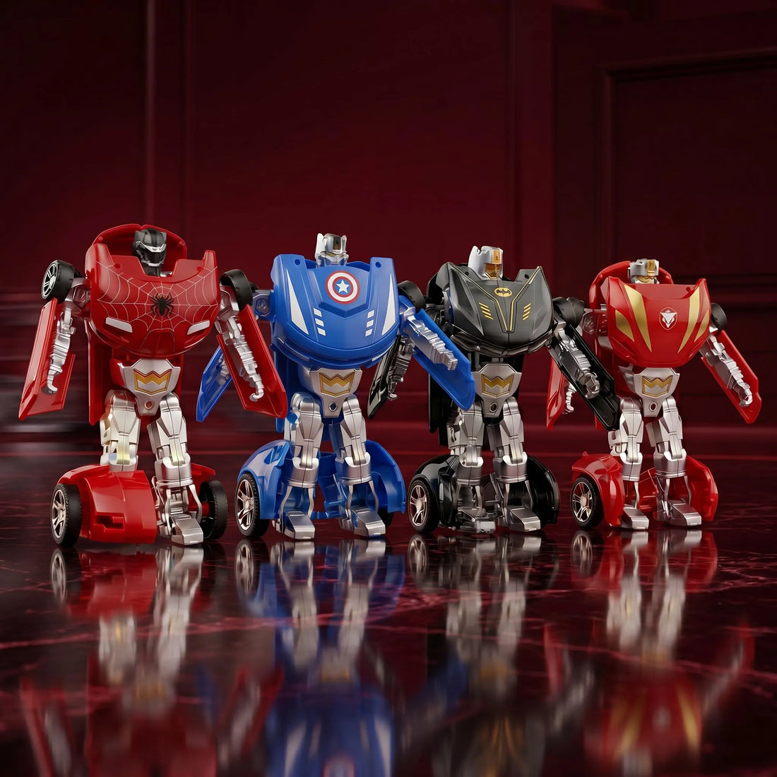 Superhero 2-in-1 Transforming Sports Car Robot