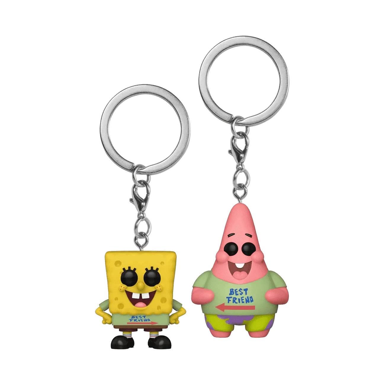 Funko POP Spongebob & Patrick BFF Keychains