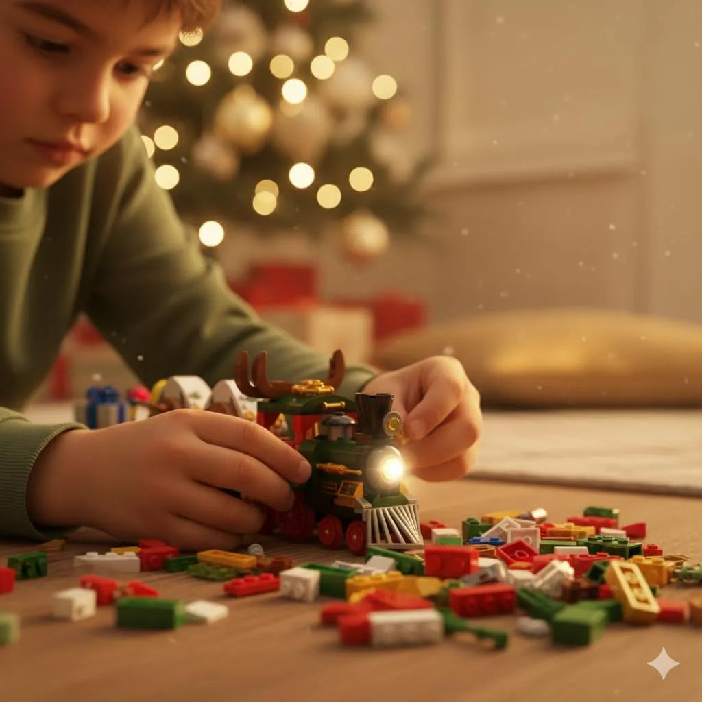 Christmas Train Building Blocks Kit