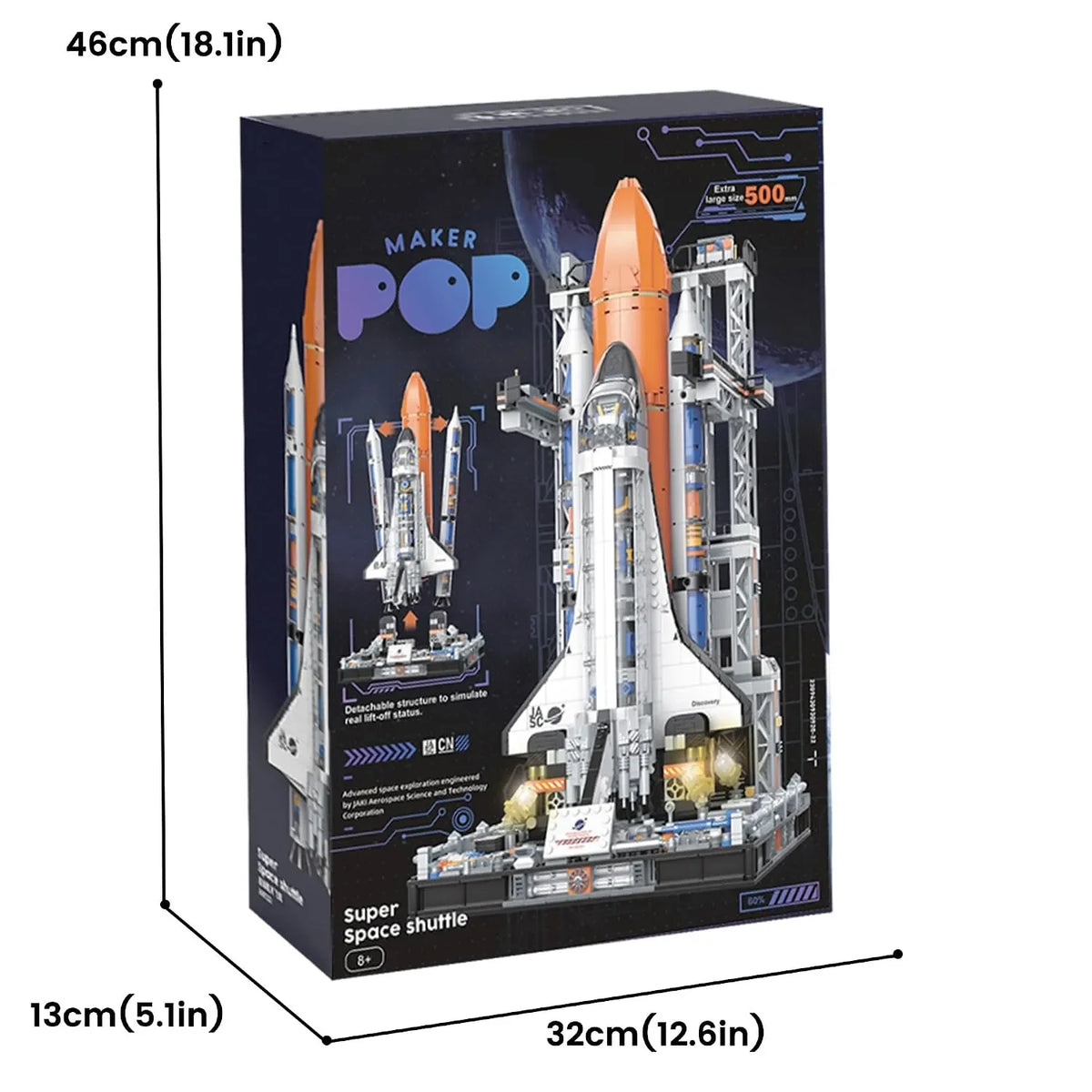 JAKI Pop Super Space Shuttle Building Blocks (2226 pics)