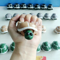 Pop-Out Peekaboo Turtle Squishy Keychain