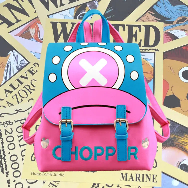 Whimsical Totoro & Chopper Anime Backpack