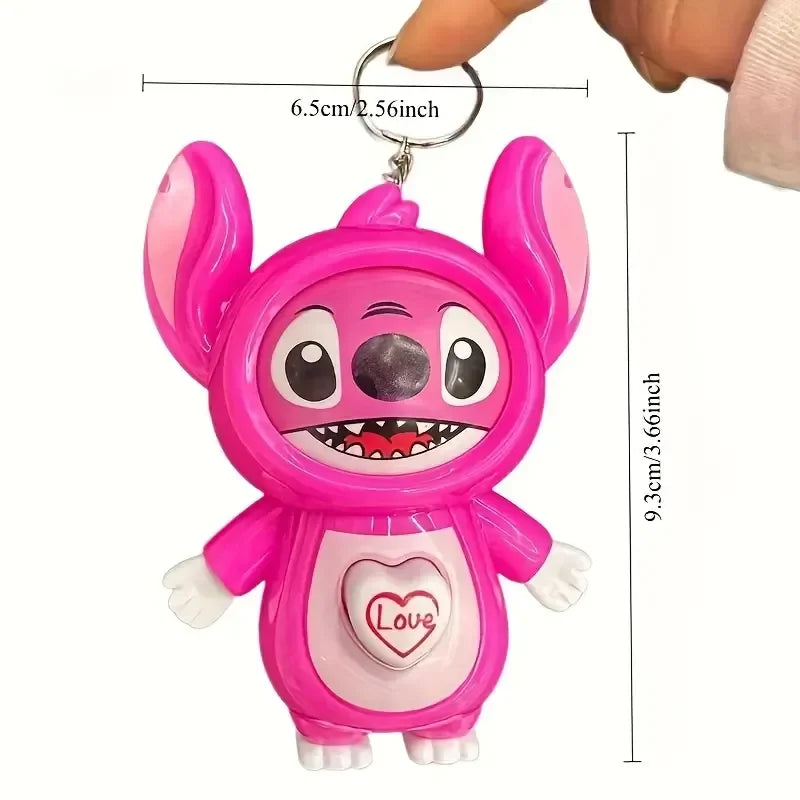 Stitch & Angel Mood Swings Keychain