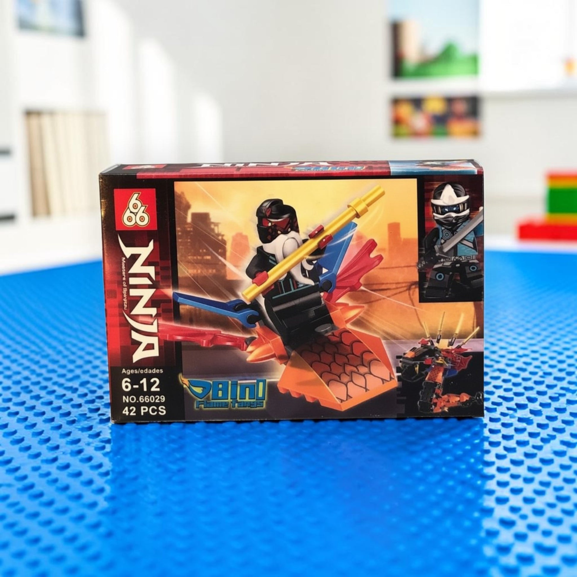 Ninja Masters of Spinjitzu Flame Fangs Building Blocks