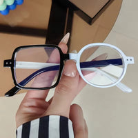 Retro Asymmetric Statement Glasses
