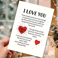 Deeply Heartfelt I Love You Romantic Verse Card