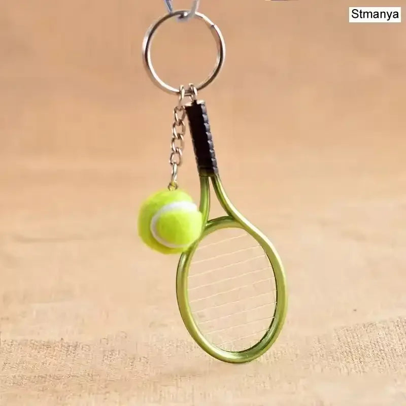 Love-All Lobs Tennis Racket & Ball Keychain