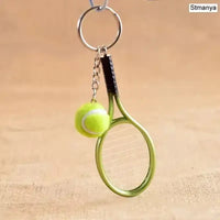 Love-All Lobs Tennis Racket & Ball Keychain