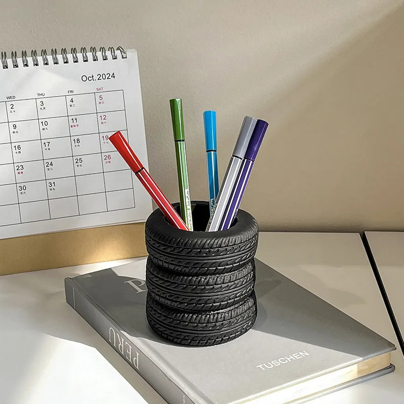 Creative Tire Pen Holder
