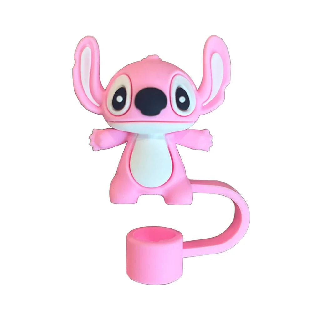 Cute Stitch Tumbler Straw Cap
