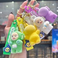 Teletubbies Velvet Valley Flocked Keychain
