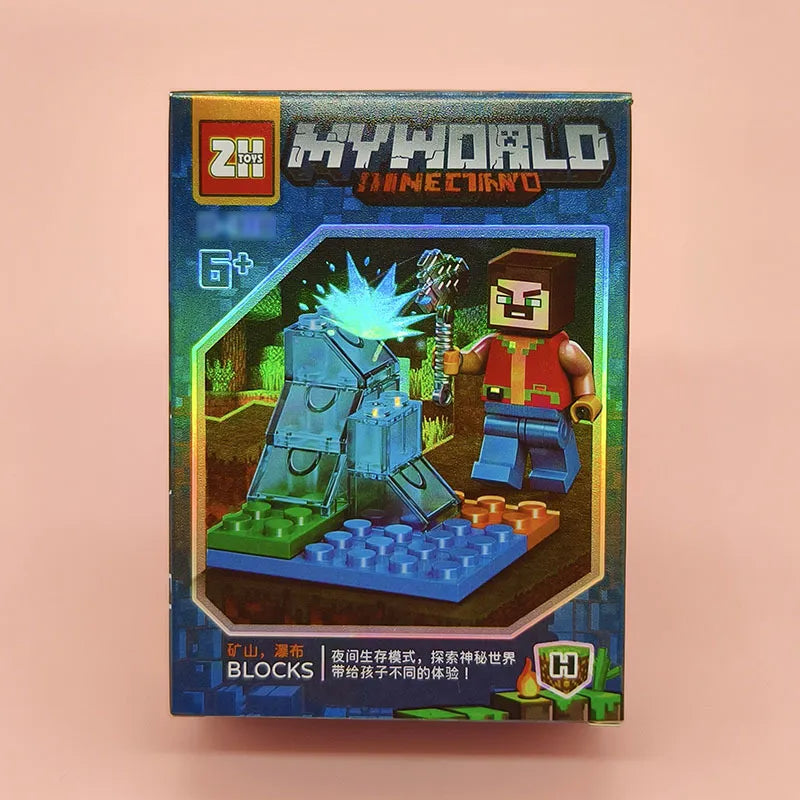 Minecraft Night Survival Adventure Blocks Mystery Box