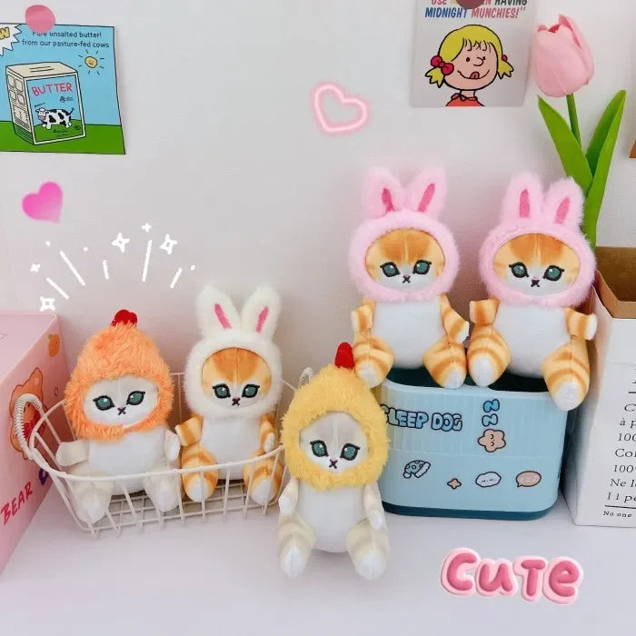 Porte-clés en peluche chat Mofusand Purr-fect 