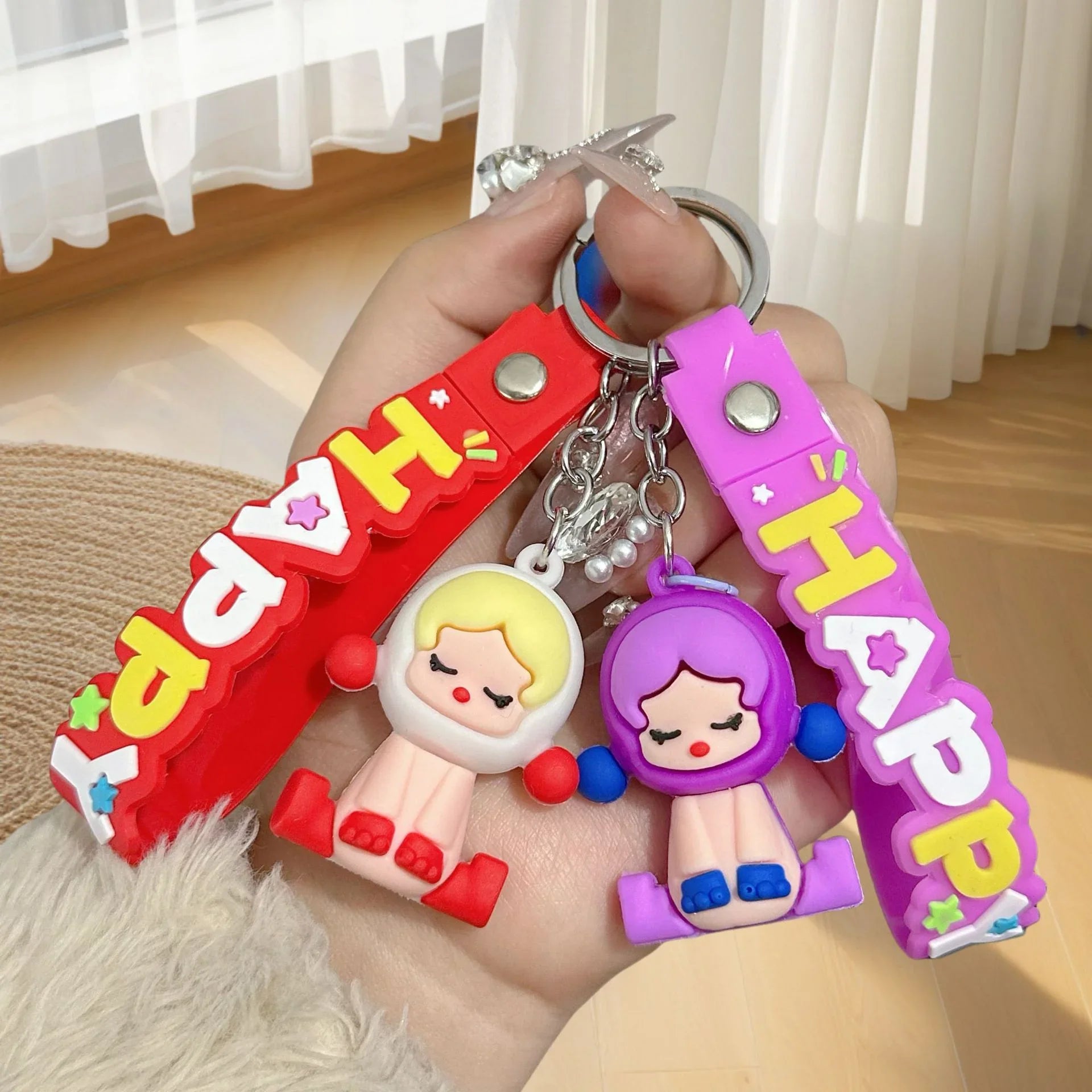 Skullpanda Matte Doll Keychain