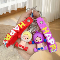 Skullpanda Matte Doll Keychain