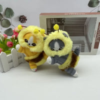 Mofusand Buzzy Whiskers Plush Keychain