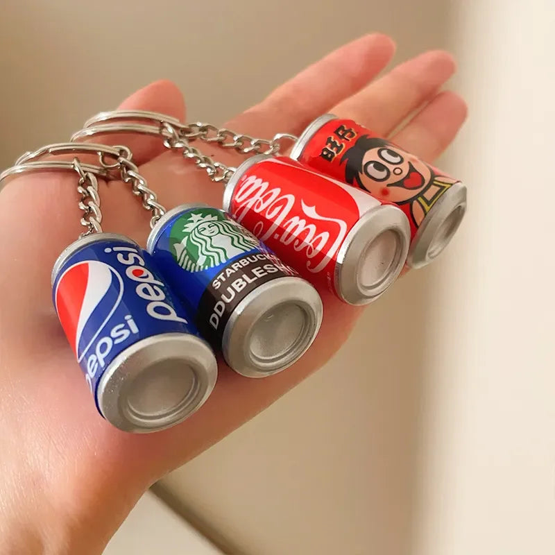 Mini Sip Beverage Can Keychain